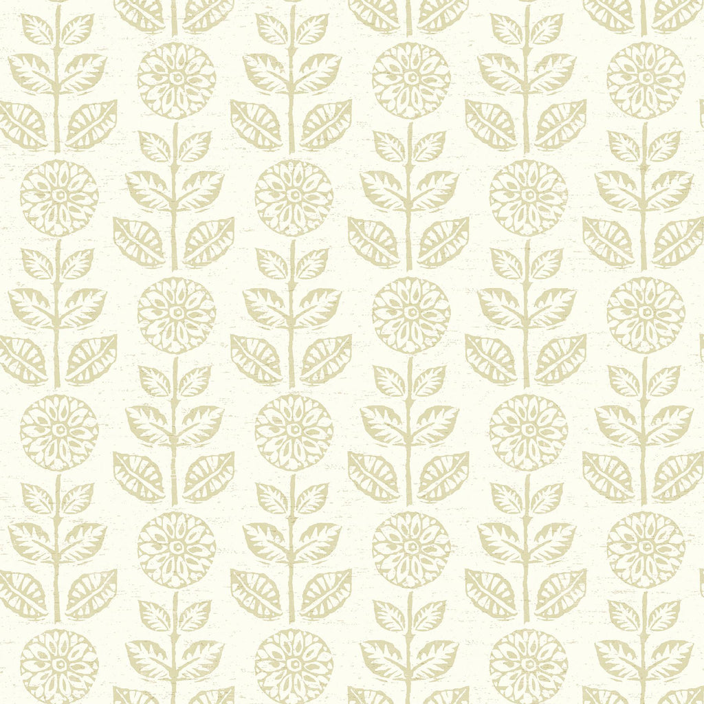 Brewster Home Fashions Dolly Beige Floral Wallpaper