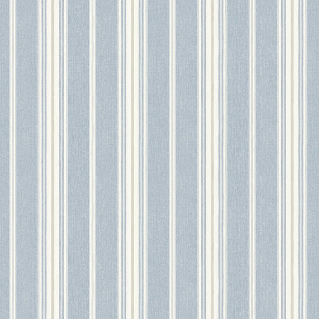 Brewster Home Fashions Cooper Denim Stripe Wallpaper
