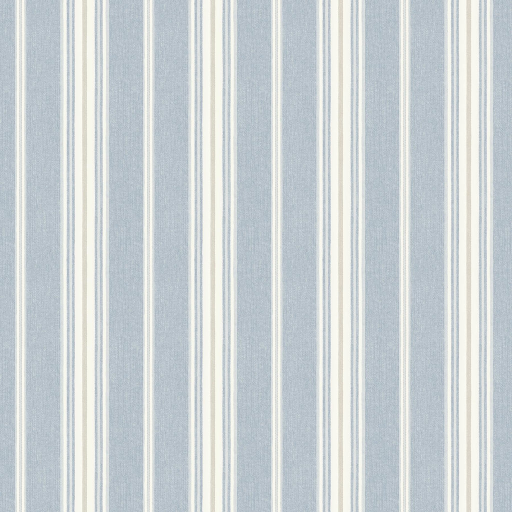 Brewster Home Fashions Cooper Stripe Denim Wallpaper