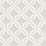 Brewster Home Fashions Wynonna Light Grey Geometric Floral Wallpaper