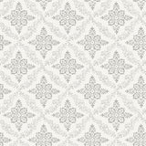 Brewster Home Fashions Wynonna Geometric Floral Light Grey Wallpaper