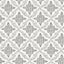 Brewster Home Fashions Wynonna Black Geometric Floral Wallpaper
