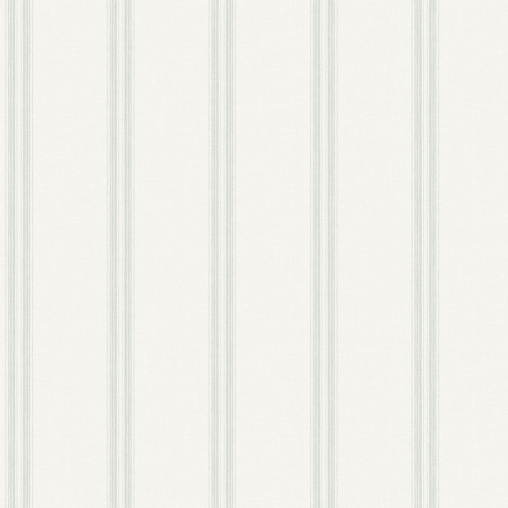 Brewster Home Fashions Johnny Teal Stripes Wallpaper