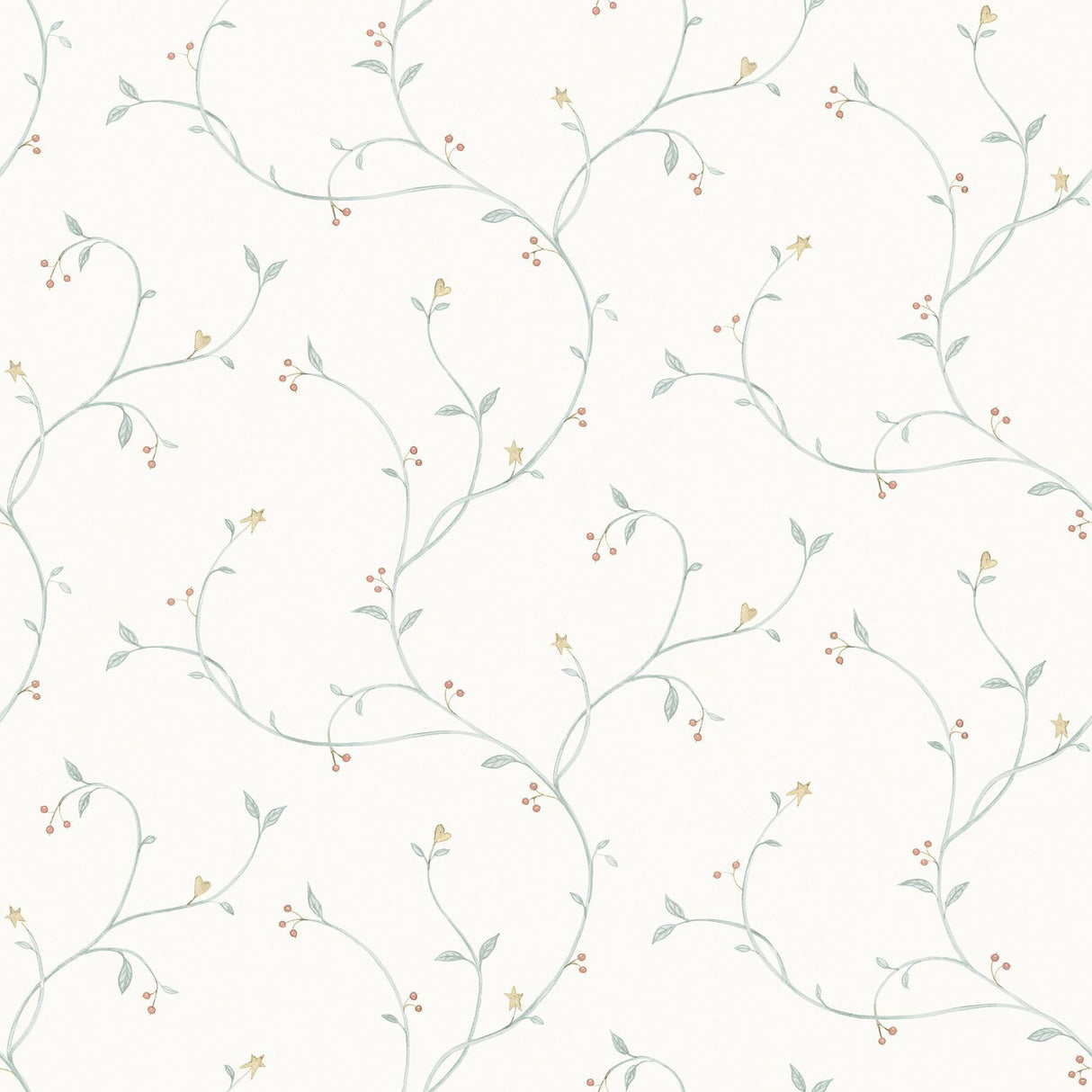 Brewster Home Fashions Kurt Light Green Tin Star Trail Wallpaper