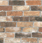 Brewster Home Fashions Bushwick Red Reclaimed Bricks Wallpaper