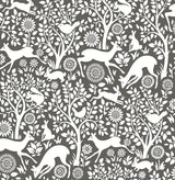Brewster Home Fashions Seeger Charcoal Meadow Grey Wallpaper