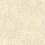Brewster Home Fashions Oxalis Neutral Floral Scroll Wallpaper