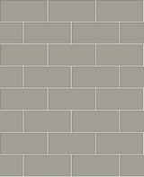 Brewster Home Fashions Parkway Grey Subway Tile Wallpaper