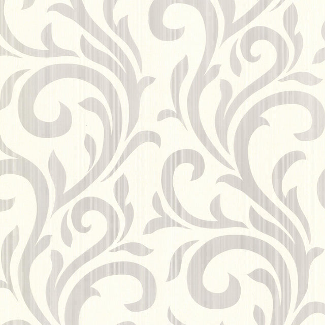 Brewster Home Fashions Muriel Sage Scroll Wallpaper