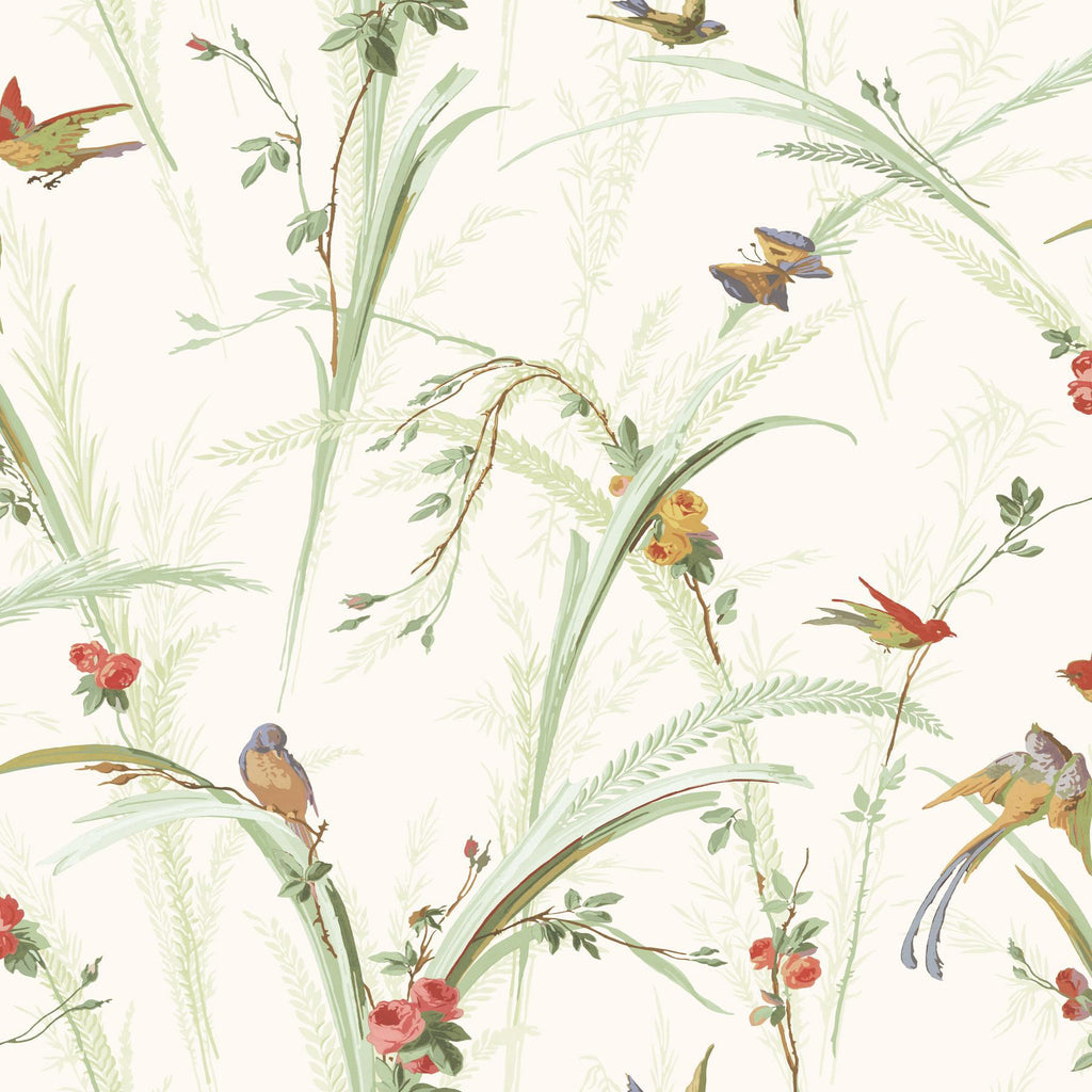 Brewster Home Fashions Doreen Green Botanical Wallpaper