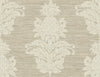 Brewster Home Fashions Pineapple Grove Brown Damask Wallpaper