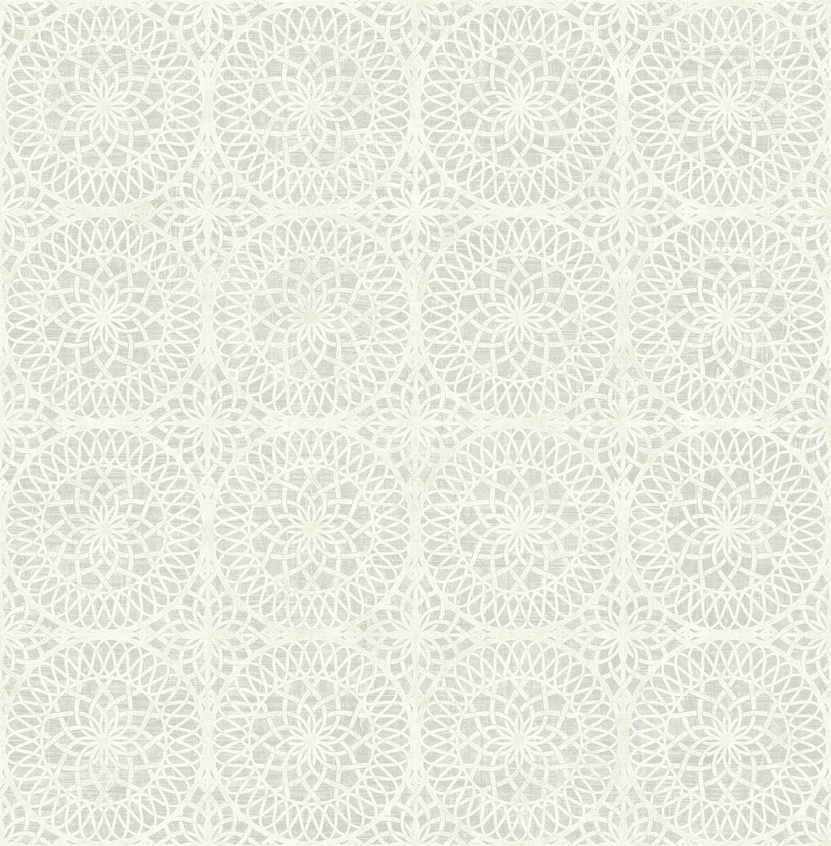 Brewster Home Fashions Twist Pewter Medallion Wallpaper