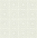 Brewster Home Fashions Twist Pewter Medallion Wallpaper