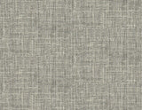 Brewster Home Fashions Woven Summer Charcoal Grid Wallpaper