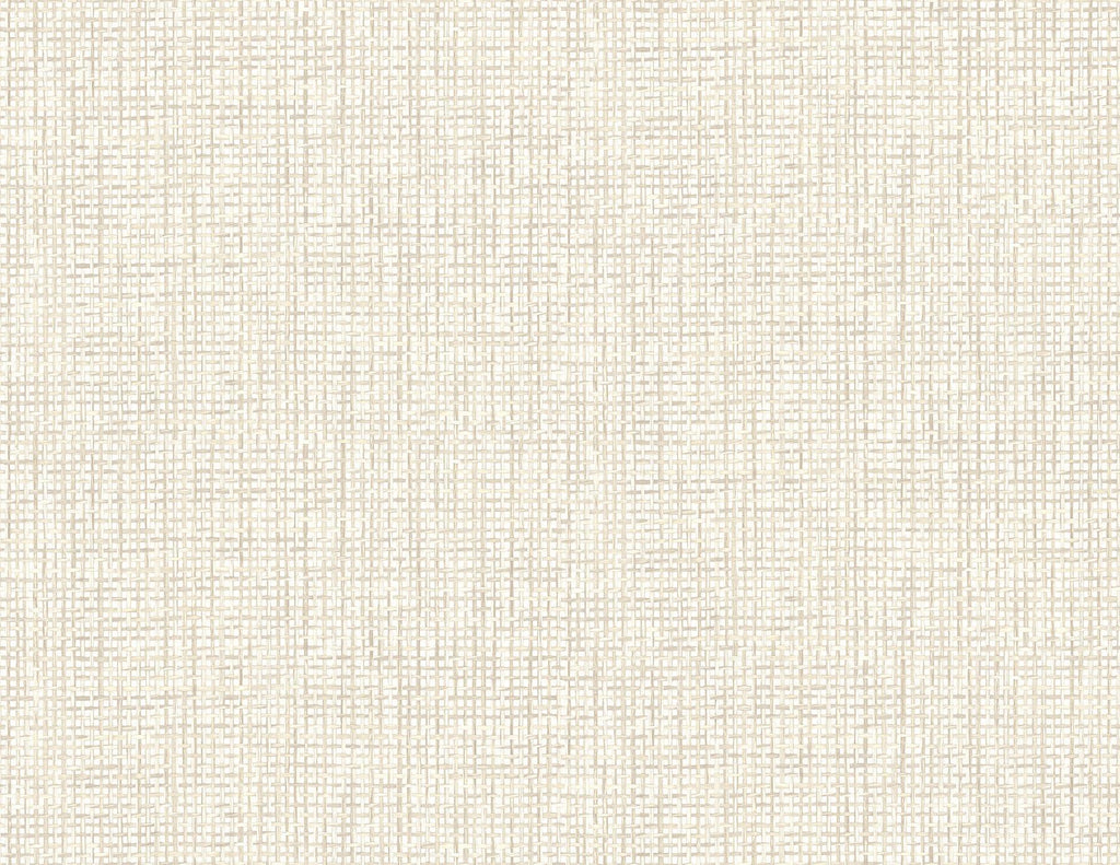 Brewster Home Fashions Woven Summer White Grid Wallpaper