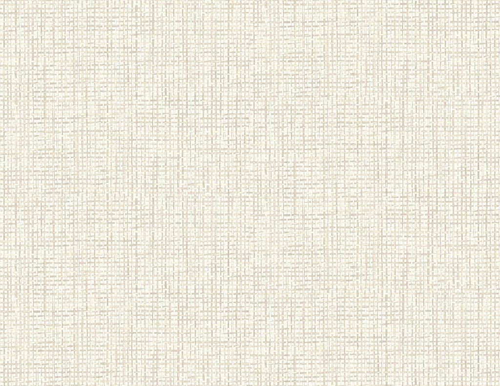 Brewster Home Fashions Woven Summer Grid White Wallpaper