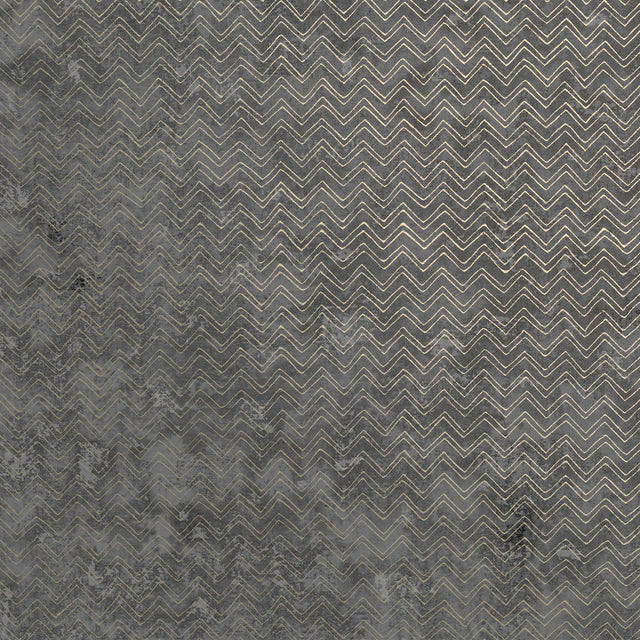 Brewster Home Fashions Luna Charcoal Distressed Chevron Wallpaper