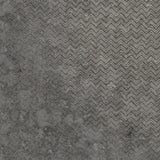 Brewster Home Fashions Luna Distressed Chevron Charcoal Wallpaper
