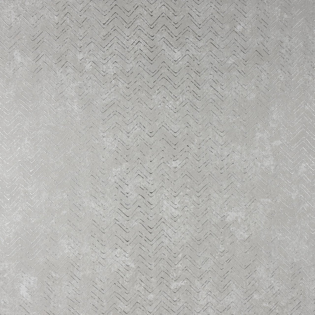Brewster Home Fashions Luna Silver Distressed Chevron Wallpaper