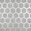 Brewster Home Fashions Starling Pewter Honeycomb Wallpaper