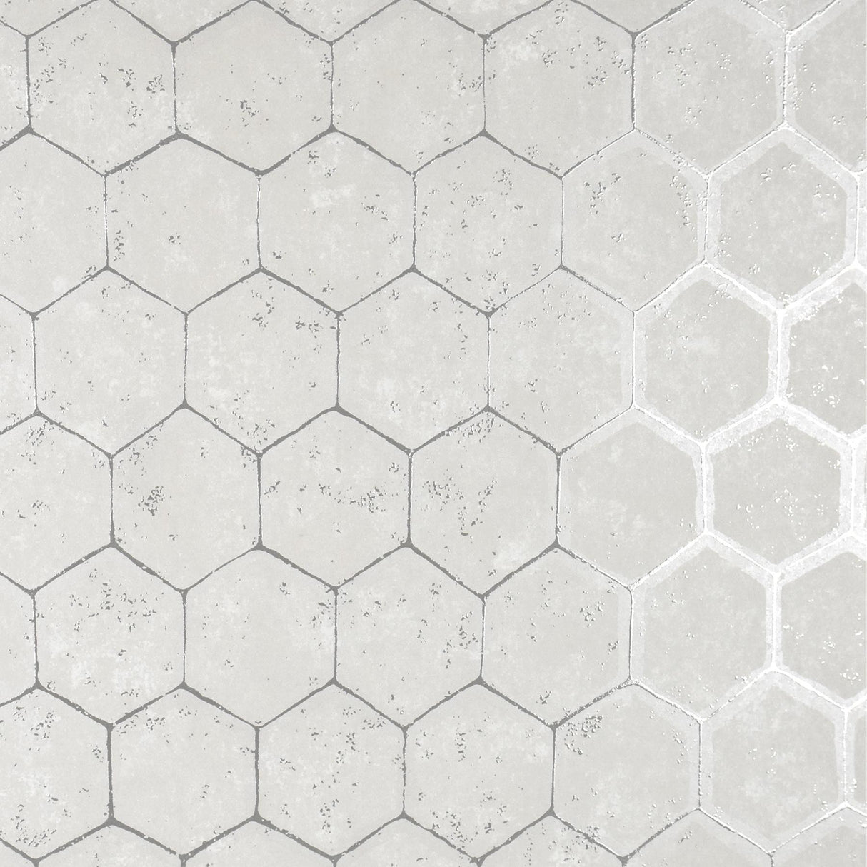 Brewster Home Fashions Starling Honeycomb Silver Wallpaper