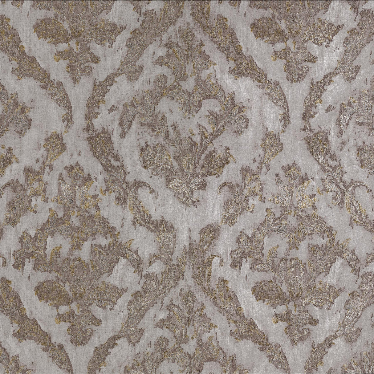 Brewster Home Fashions Lyra Bronze Damask Wallpaper