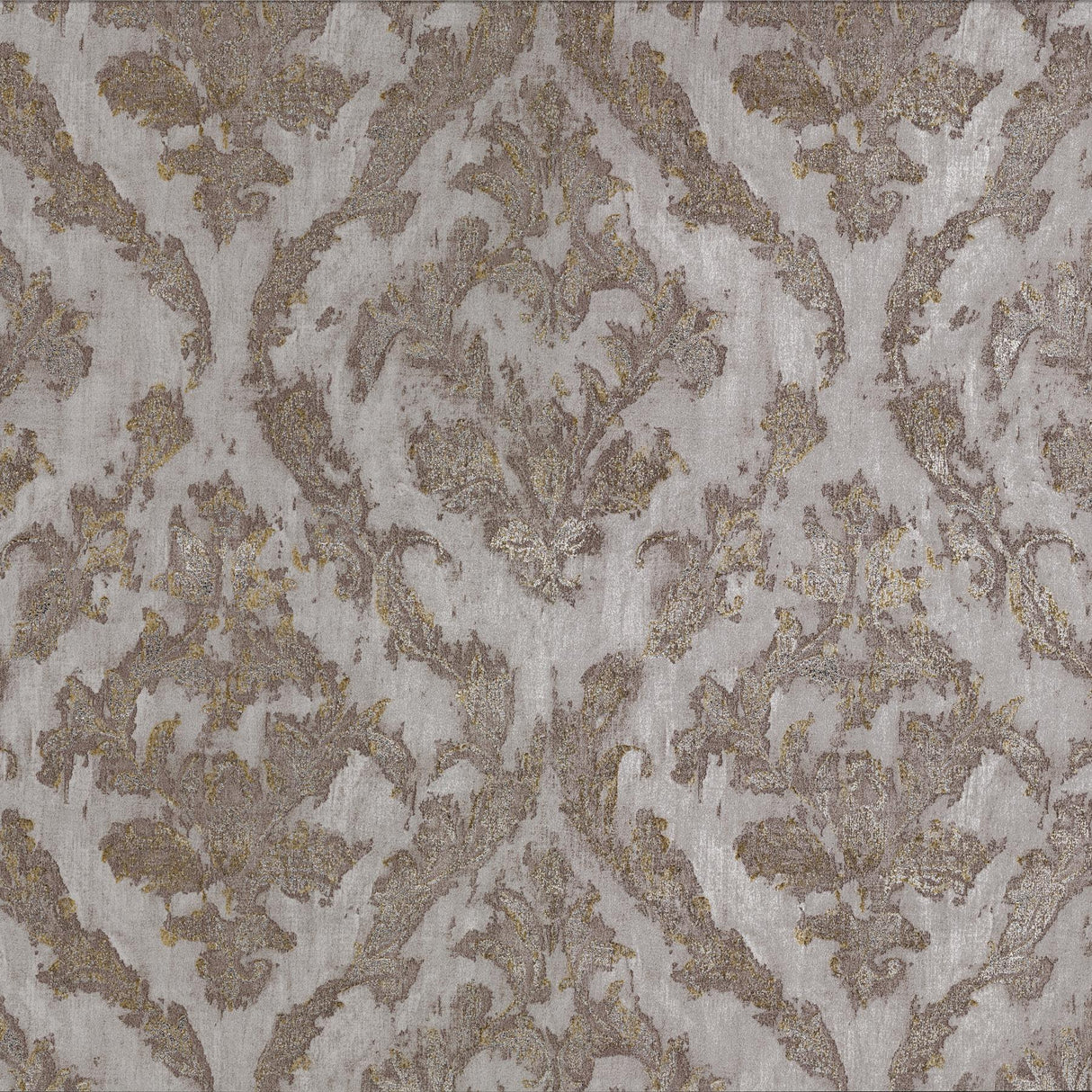 Brewster Home Fashions Lyra Damask Bronze Wallpaper