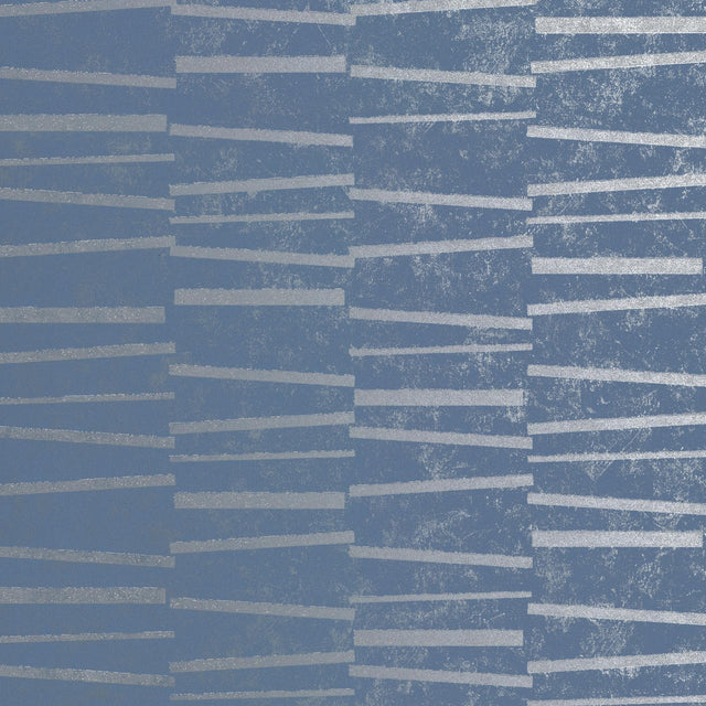 Brewster Home Fashions Luminescence Blue Abstract Stripe Wallpaper