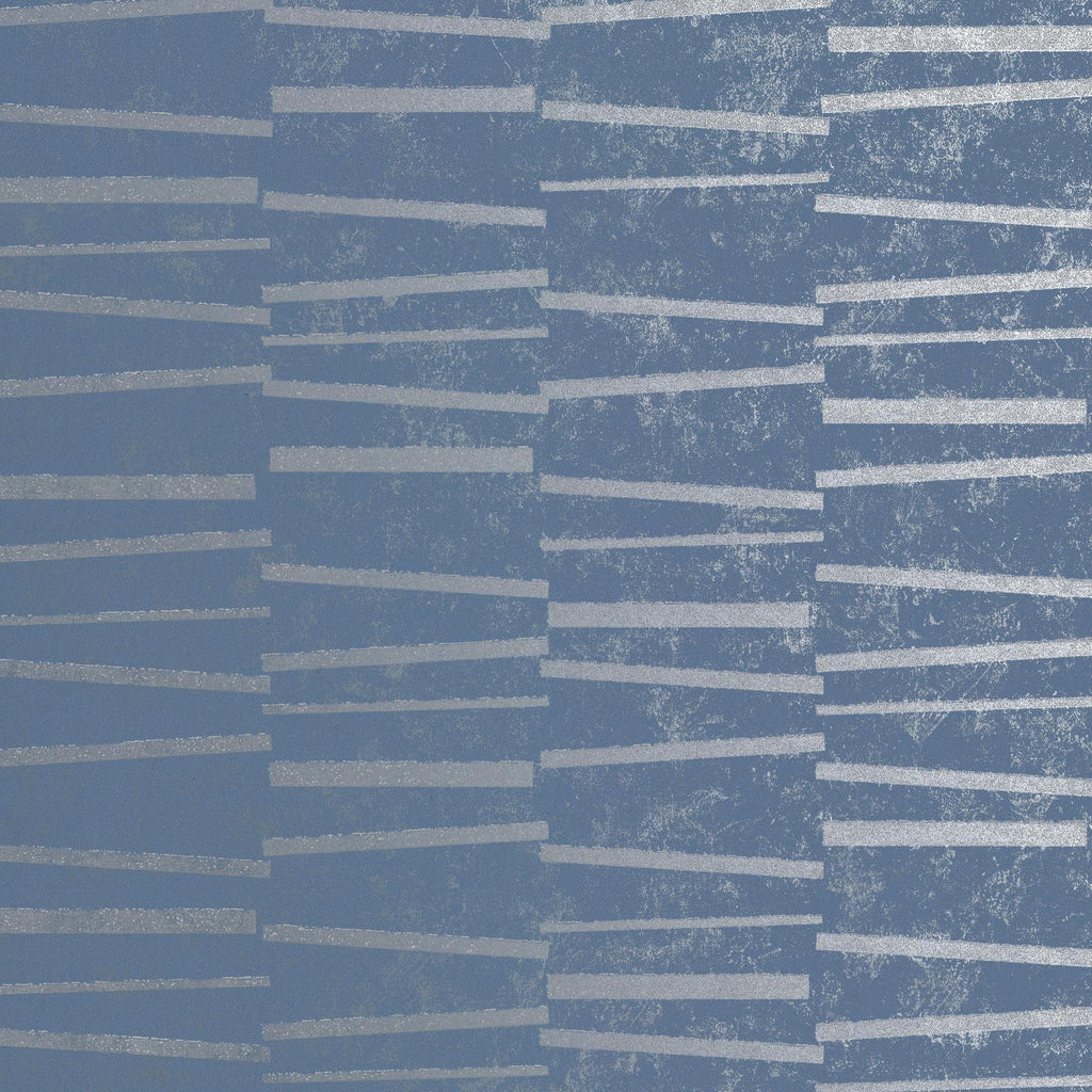 Brewster Home Fashions Luminescence Blue Abstract Stripe Wallpaper