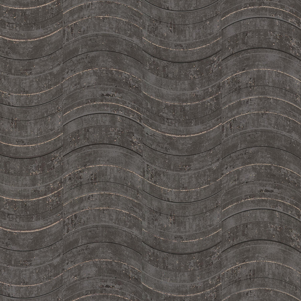 Brewster Home Fashions Hydra Geometric Dark Grey Wallpaper