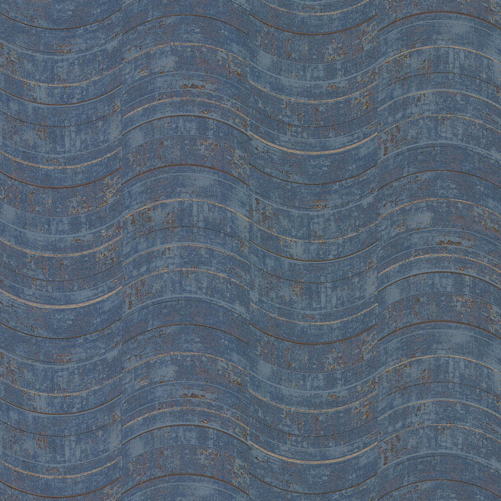 Brewster Home Fashions Hydra Blue Geometric Wallpaper