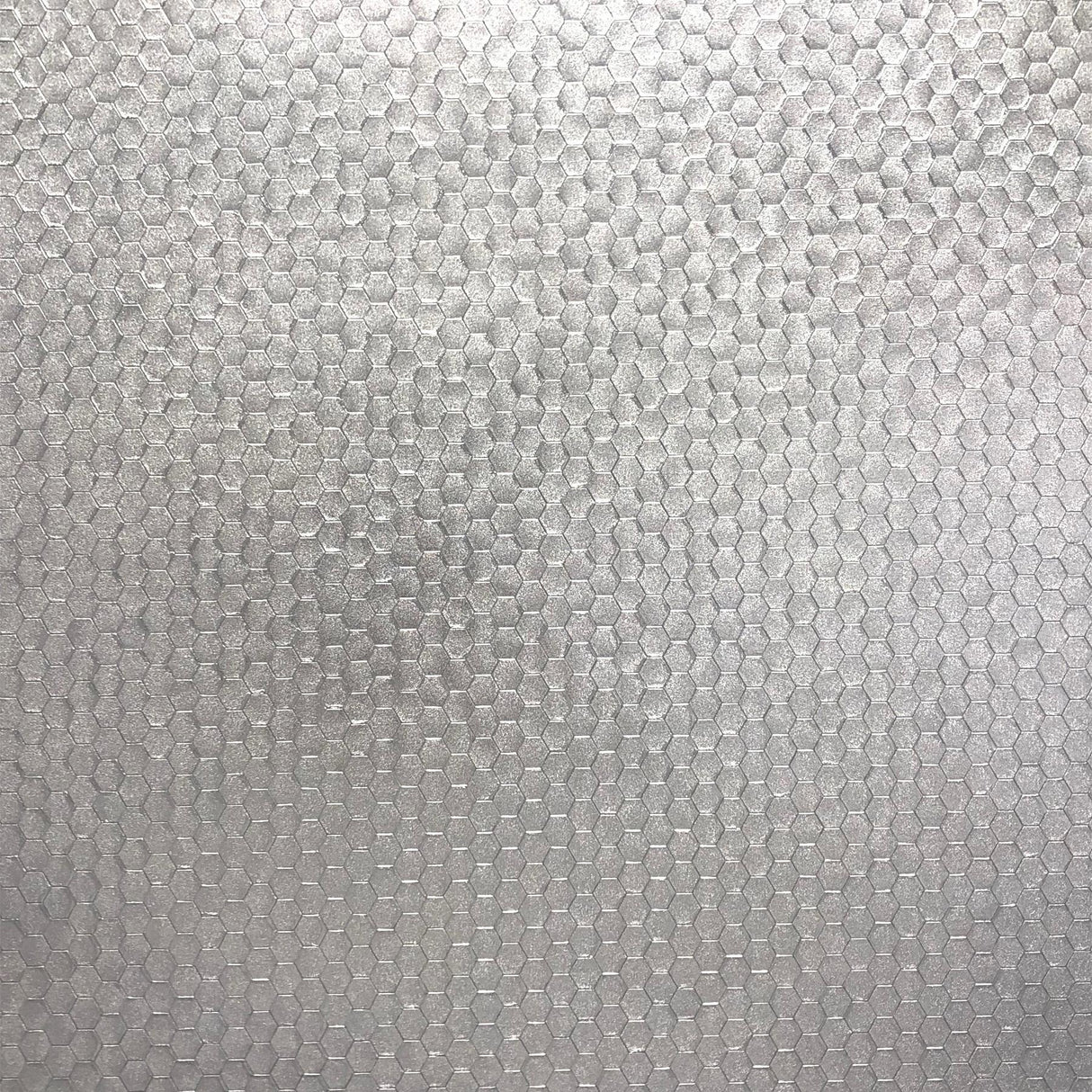 Brewster Home Fashions Carbon Silver Honeycomb Geometric Wallpaper