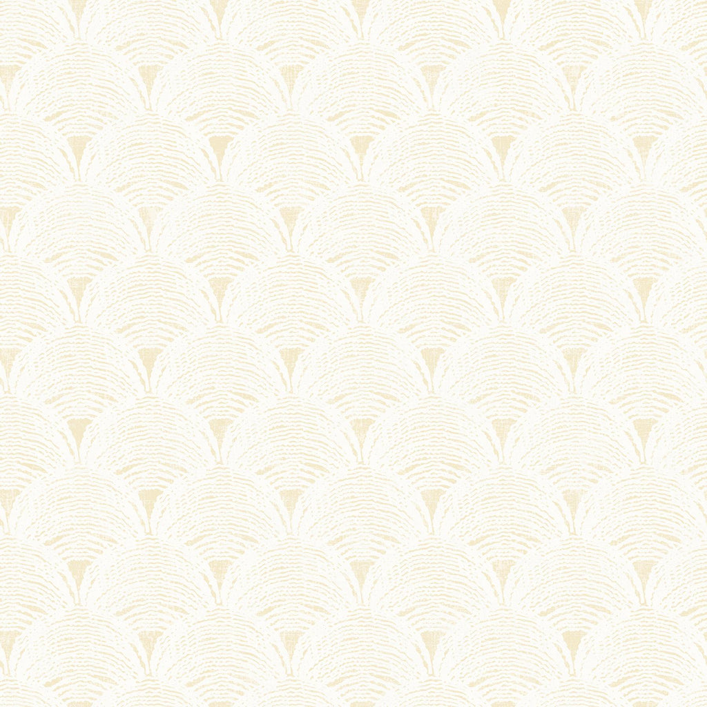 Brewster Home Fashions Santiago Yellow Scalloped Wallpaper
