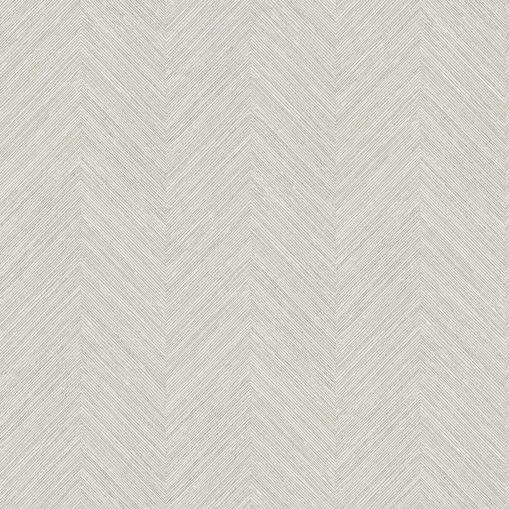 Brewster Home Fashions Caladesi Light Grey Faux Linen Wallpaper