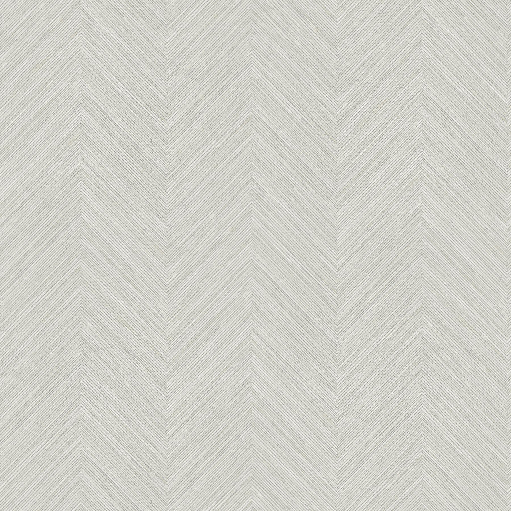 Brewster Home Fashions Caladesi Faux Linen Light Grey Wallpaper