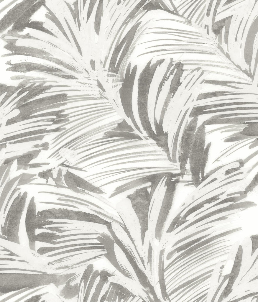 Brewster Home Fashions Chaparral Fronds Grey Wallpaper