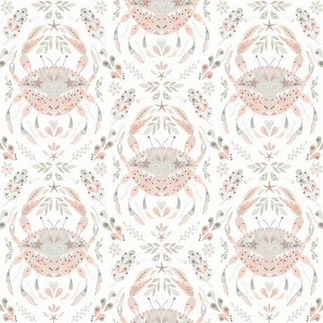 Brewster Home Fashions Annapolis Coral Crustation Wallpaper