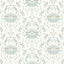 Brewster Home Fashions Annapolis Teal Crustation Wallpaper