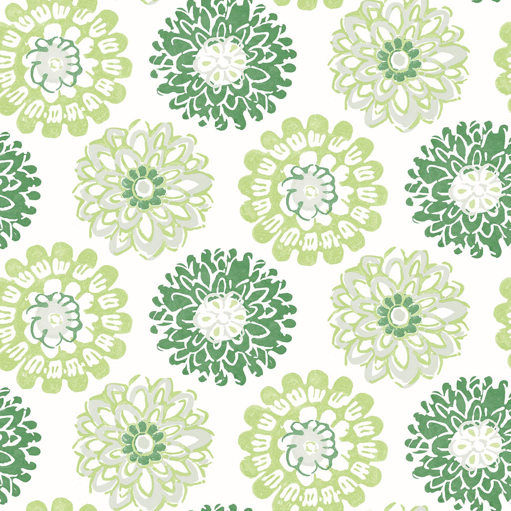 Brewster Home Fashions Sunkissed Floral Green Wallpaper