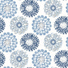 Brewster Home Fashions Sunkissed Blue Floral Wallpaper