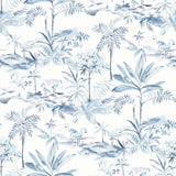 Brewster Home Fashions Lagoon Scenic Island Blue Wallpaper