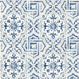 Brewster Home Fashions Sonoma Beach Tile Blue Wallpaper