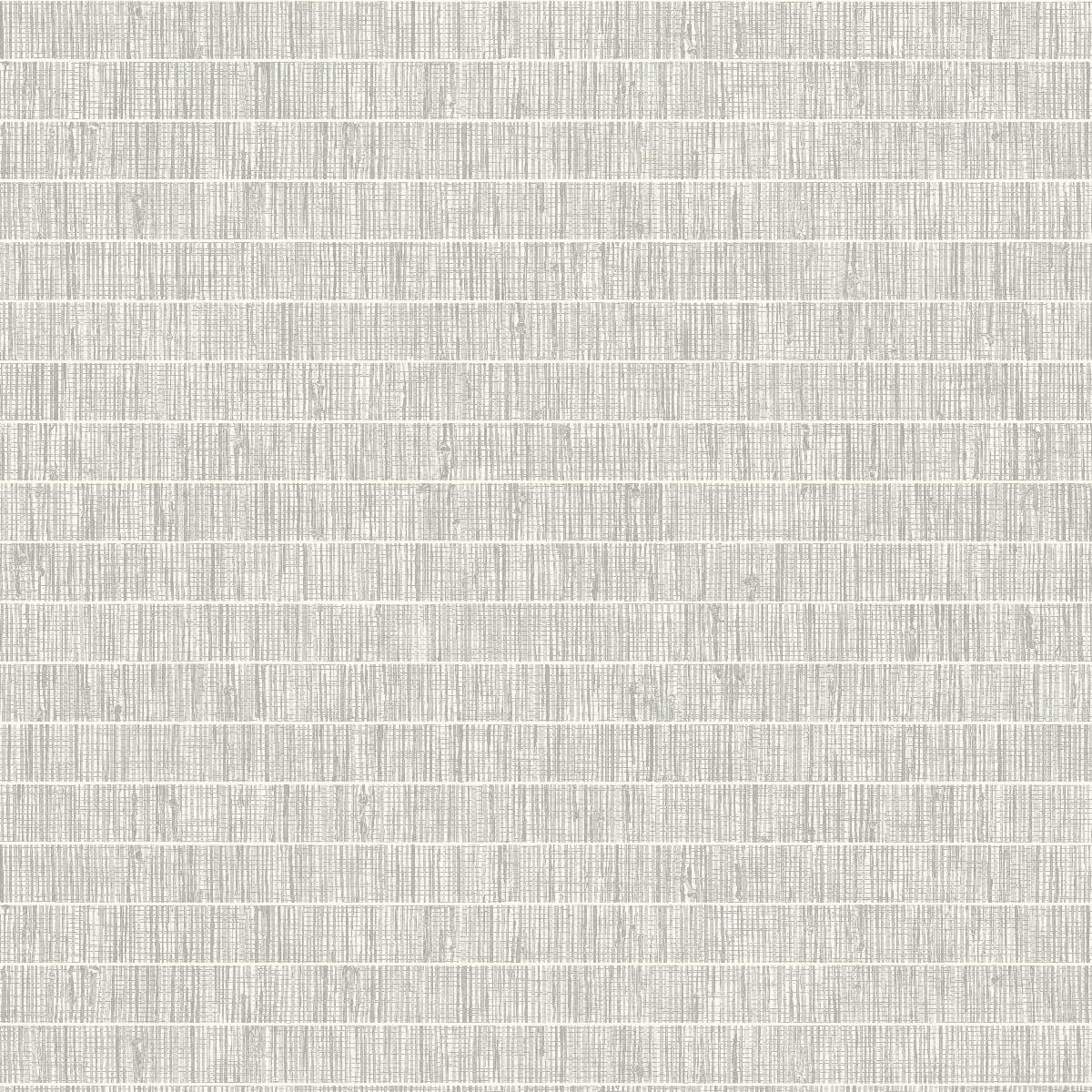 Seabrook Blue Grass Band Lunar Gray Wallpaper