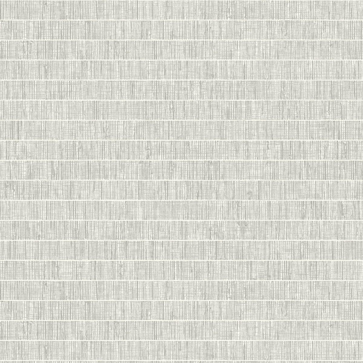 Seabrook Blue Grass Band Grey Wallpaper