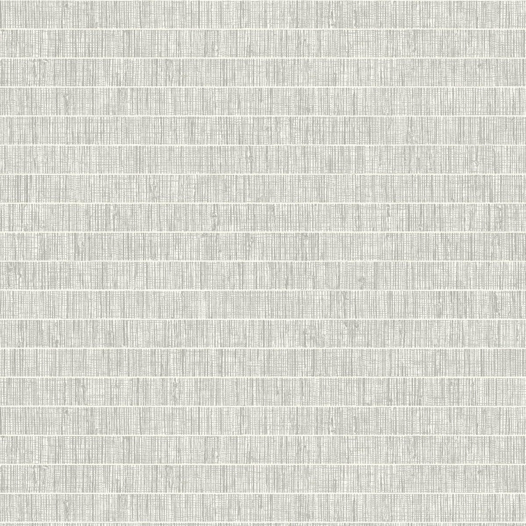Seabrook Blue Grass Band Grey Wallpaper