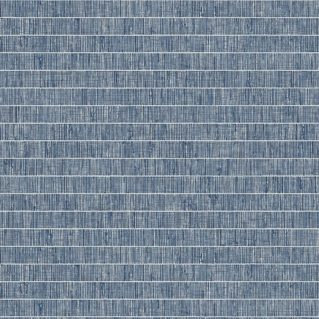 Seabrook Blue Grass Band Blue Wallpaper