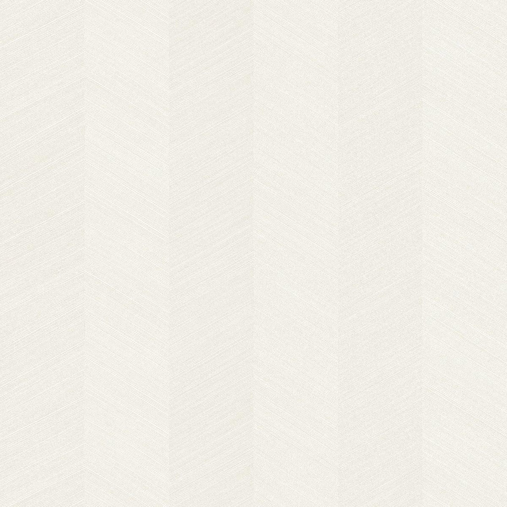 Seabrook Chevy Hemp Off-White Wallpaper