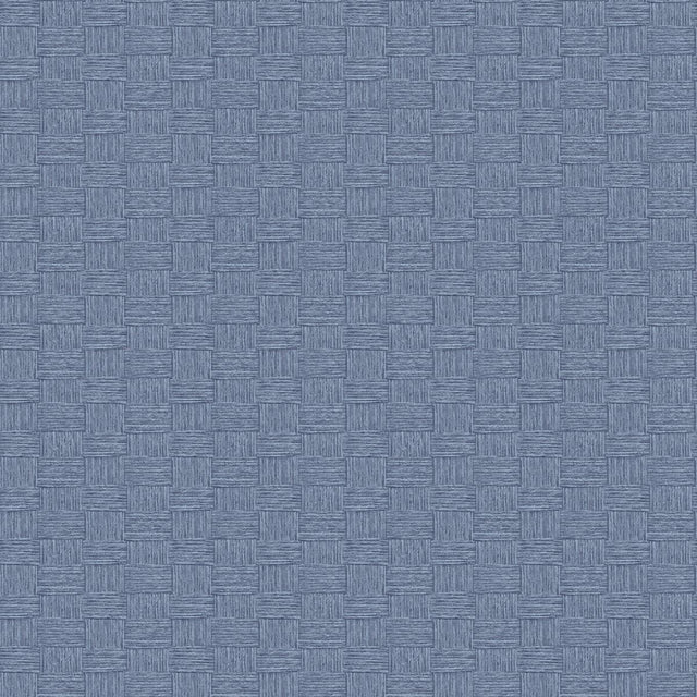 Seabrook Seagrass Weave Carolina Blue Wallpaper