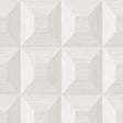 Seabrook Squared Away Geometric Birch Wallpaper