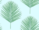 Seabrook Maui Palm Celeste & Jade Wallpaper